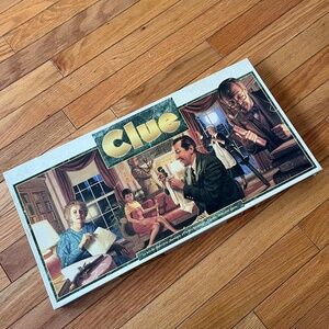 Vintage 90s Clue Parker Brothers Board Game